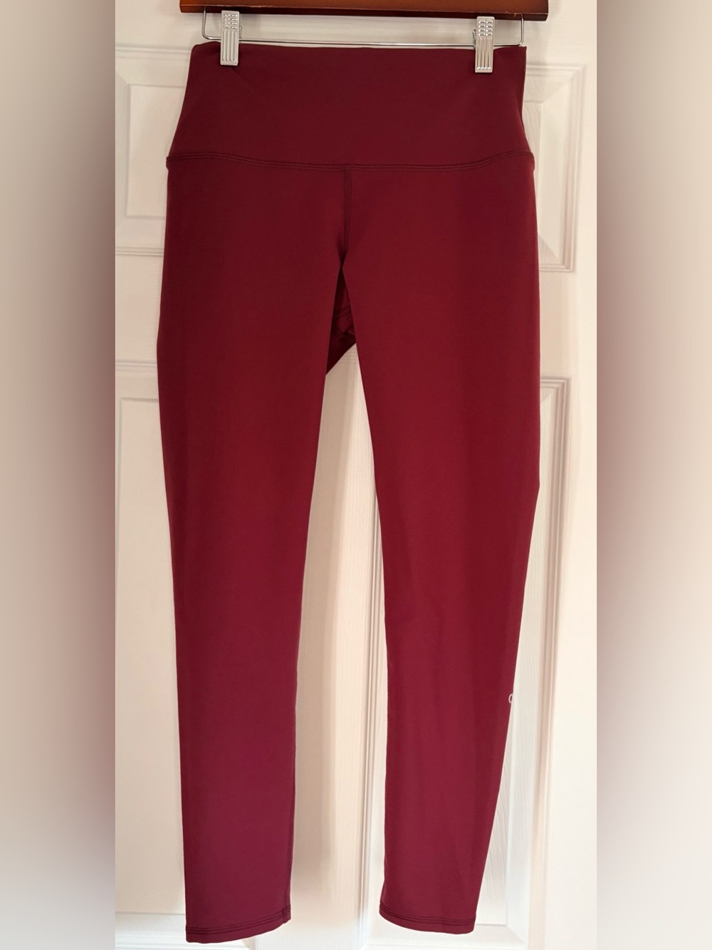 ALO Yoga High-Rise Burgundy Leggings